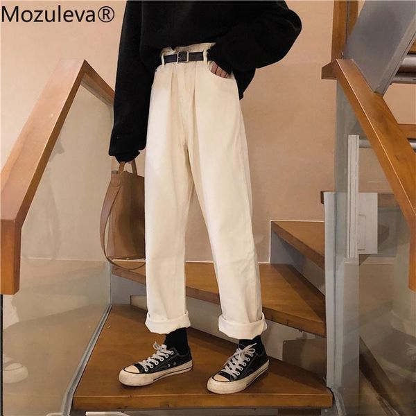 mozuleva women vintage high waist straight jeans pant 2021 streetwear loose female wide leg denim long zipper ladies women's, Blue
mozuleva women vintage high waist straight jeans pant 2021 streetwear loose female wide leg denim long zipper ladies women's, Blue
