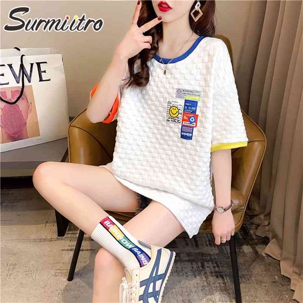 t-shirts for women fashion summer korean style short sleeve black white loose t shirt tees female tshirt 210421, White;black
t-shirts for women fashion summer korean style short sleeve black white loose t shirt tees female tshirt 210421, White;black
