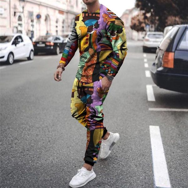 men's tracksuits long-sleeved t-shirt 2-piece suit 2021 fashion casual pants 3d printed sportswear slim fit, Gray
men's tracksuits long-sleeved t-shirt 2-piece suit 2021 fashion casual pants 3d printed sportswear slim fit, Gray