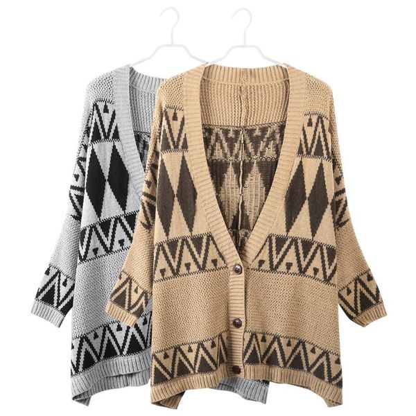 women's sweaters oversized cardigan coat women knitted sweater spring autumn batwing sleeve printed button cardigans ladies v neck loos, White;black
women's sweaters oversized cardigan coat women knitted sweater spring autumn batwing sleeve printed button cardigans ladies v neck loos, White;black