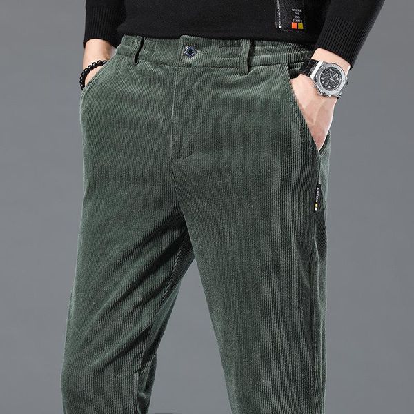 men's pants corduroy trousers for men casual autumn black brown green zipper pockets cotton straight regular fit
men's pants corduroy trousers for men casual autumn black brown green zipper pockets cotton straight regular fit