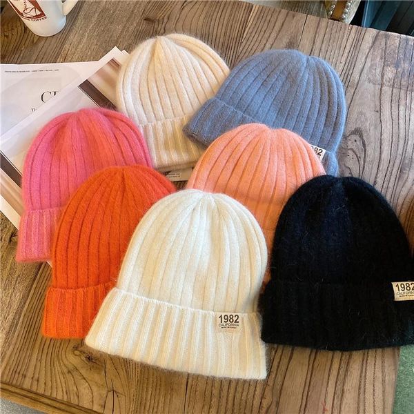beanies candy-colored fur knitted hat ladies soft elastic skullies cap winter outdoor woolen bonnets
beanies candy-colored fur knitted hat ladies soft elastic skullies cap winter outdoor woolen bonnets