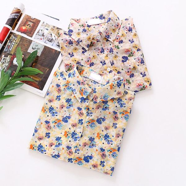 spring women long sleeve floral print loose blouses shirts office lady sweet casual blusas women's &, White
spring women long sleeve floral print loose blouses shirts office lady sweet casual blusas women's &, White