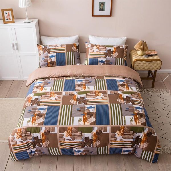 bedding sets american retro printing color painting duvet cover set plant flower geometry home textile duvetcover&2pcs pillowcase 3 pcs
bedding sets american retro printing color painting duvet cover set plant flower geometry home textile duvetcover&2pcs pillowcase 3 pcs