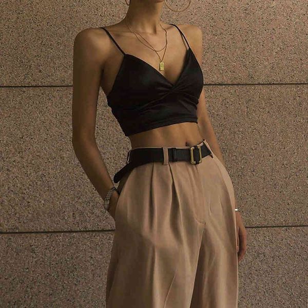 satin crop women spaghetti strap bralette crochet female y2k goth t-shirt cropped with chest padded camisole 210517, White
satin crop women spaghetti strap bralette crochet female y2k goth t-shirt cropped with chest padded camisole 210517, White