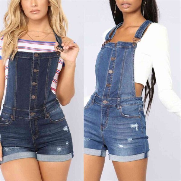 denim shorts fashion slim hole womens jumpsuits stitching straps bib blue bodysuit jeans pants summer rompers, Black;white
denim shorts fashion slim hole womens jumpsuits stitching straps bib blue bodysuit jeans pants summer rompers, Black;white