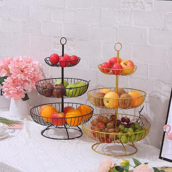 dishes & plates household 3 layer fruit plate countermetal basket black retro style tray rack storage candy buffet stand
dishes & plates household 3 layer fruit plate countermetal basket black retro style tray rack storage candy buffet stand