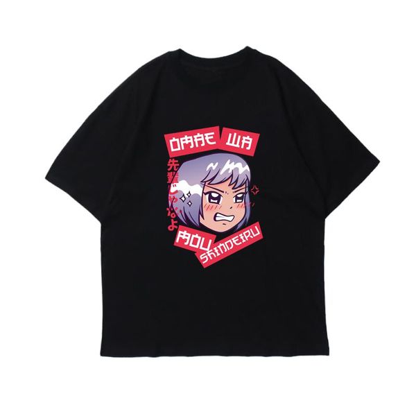 men's t-shirts japanese animation you are not my sen sent funny cute t shirt round collar street clothes oversize short sleeves, White;black
men's t-shirts japanese animation you are not my sen sent funny cute t shirt round collar street clothes oversize short sleeves, White;black