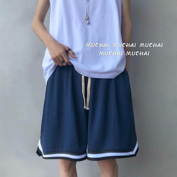 men's shorts sports running for men 2021 summer trend five-point casual loose straight pants quick-drying mesh beach basketball, White;black
men's shorts sports running for men 2021 summer trend five-point casual loose straight pants quick-drying mesh beach basketball, White;black