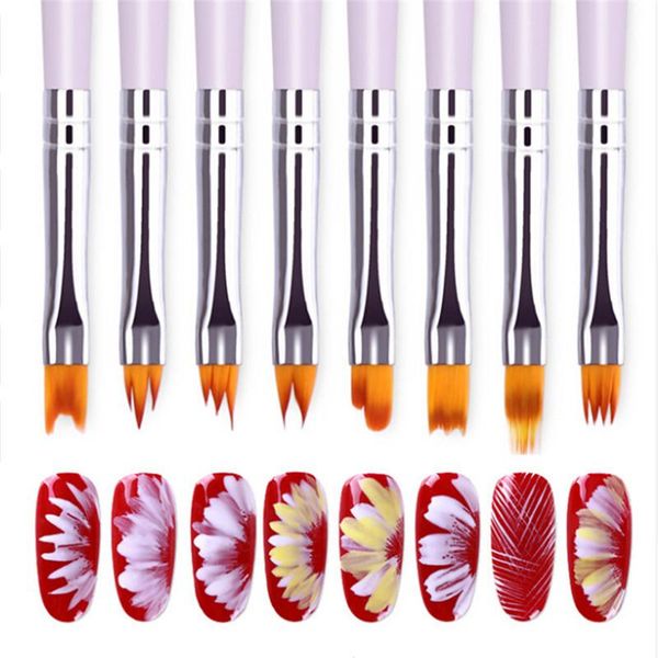 nail brushes 1pc fiber painting brush uv gel flower drawing pen purple handle floral manicure art tool, Yellow
nail brushes 1pc fiber painting brush uv gel flower drawing pen purple handle floral manicure art tool, Yellow