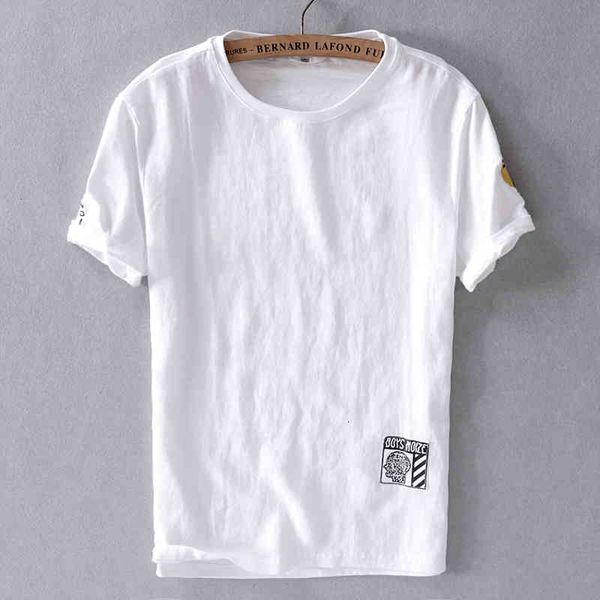 men's t-shirts japanese summer trend short-sleeved t-shirt linen casual white t shirt men round neck tshirt male camiseta ch8g, White;black
men's t-shirts japanese summer trend short-sleeved t-shirt linen casual white t shirt men round neck tshirt male camiseta ch8g, White;black