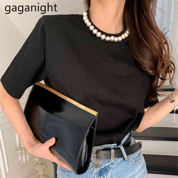 gaganight elegant women solid tshirt short sleeve o neck decoration fashion loose tshirts office lady summer korean outwear 210401, White
gaganight elegant women solid tshirt short sleeve o neck decoration fashion loose tshirts office lady summer korean outwear 210401, White