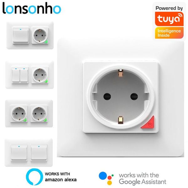 smart home control lonsonho tuya wifi button switch wall socket eu plug wireless remote compatible alexa google
smart home control lonsonho tuya wifi button switch wall socket eu plug wireless remote compatible alexa google