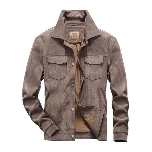 men's fur & faux mcikkny fashion mens suede leather jackets coats solid color outwear for male size m-4xl, Black
men's fur & faux mcikkny fashion mens suede leather jackets coats solid color outwear for male size m-4xl, Black