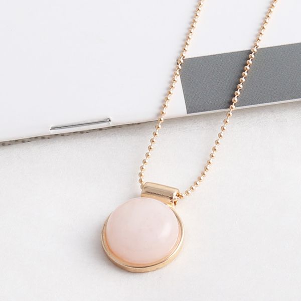 exquisite handmade pink crystal pendant necklaces polishing metal beads chain druzy natural stone rose quartz collar necklace, Silver
exquisite handmade pink crystal pendant necklaces polishing metal beads chain druzy natural stone rose quartz collar necklace, Silver