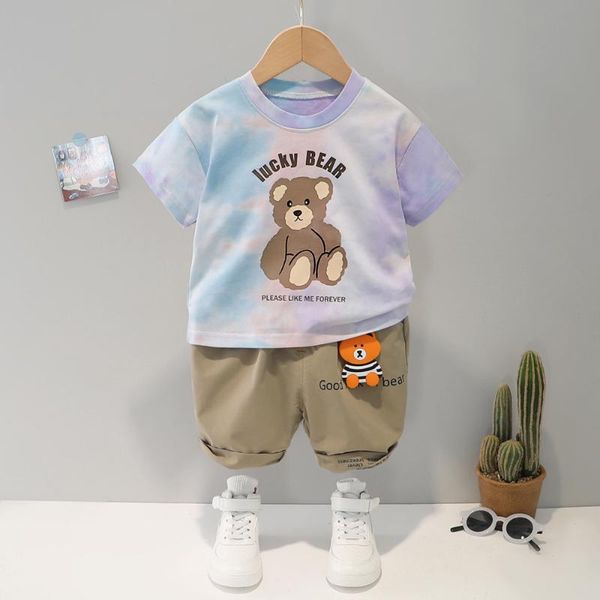clothing sets summer 0-4 years old boy 2 pcs /set cartoon bear fan color short t-shirt and cotton pants baby suit wear 20210602-7, White
clothing sets summer 0-4 years old boy 2 pcs /set cartoon bear fan color short t-shirt and cotton pants baby suit wear 20210602-7, White