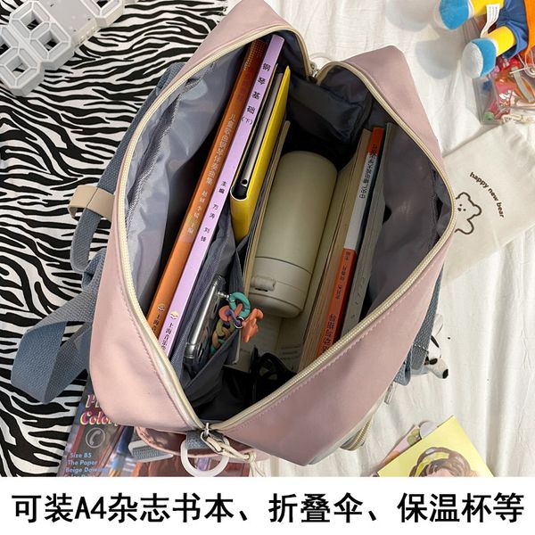 lovely large capacity canvas bag female messenger one shoulder versatile ins student hand carrying book
lovely large capacity canvas bag female messenger one shoulder versatile ins student hand carrying book