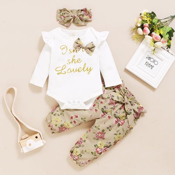 baby & children's 0-24m born girl autumn letter printed bow t-shirts floral long pants headband set clothing sets, White
baby & children's 0-24m born girl autumn letter printed bow t-shirts floral long pants headband set clothing sets, White