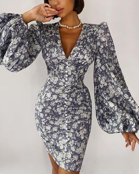 casual dresses printed mini dress for women long puff sleeve w neck pleated short, Black;gray
casual dresses printed mini dress for women long puff sleeve w neck pleated short, Black;gray