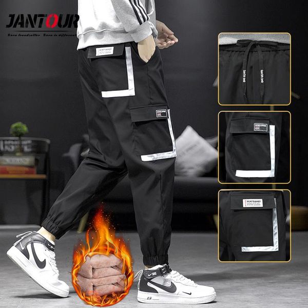 model streetwear men's multi pockets cargo harem pants hip hop male fleece men joggers trousers fashion harajuku, Black
model streetwear men's multi pockets cargo harem pants hip hop male fleece men joggers trousers fashion harajuku, Black