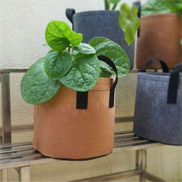 planters & pots vegetable garden planter plant container for planting potato grow non-woven bed bags planters, 2 pack
planters & pots vegetable garden planter plant container for planting potato grow non-woven bed bags planters, 2 pack