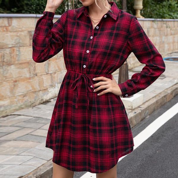 casual dresses women slim long sleeve plaid shirt dress 2021 spring autumn loose button beach short girls high waisted, Black;gray
casual dresses women slim long sleeve plaid shirt dress 2021 spring autumn loose button beach short girls high waisted, Black;gray