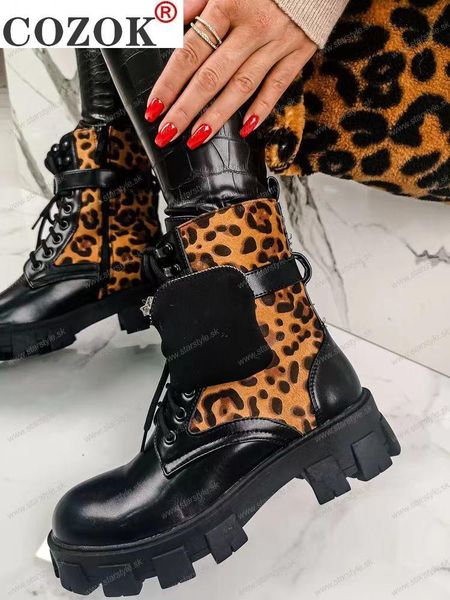 boots 2021 autumn women ankle fashion platform pu leather retro lace up zipper with bag botas mujer, Black
boots 2021 autumn women ankle fashion platform pu leather retro lace up zipper with bag botas mujer, Black