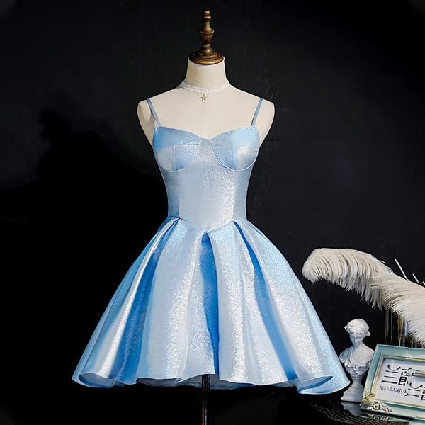 party dresses elegant simple prom dress sleeveless lace up strapless above knee spaghetti strap a-line for women gown b785, White;black
party dresses elegant simple prom dress sleeveless lace up strapless above knee spaghetti strap a-line for women gown b785, White;black