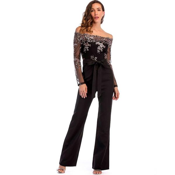 women's jumpsuits & rompers fashion long sleeve strapless jumpsuit women clubwear black sequin womens bodysuit skinny female, Black;white
women's jumpsuits & rompers fashion long sleeve strapless jumpsuit women clubwear black sequin womens bodysuit skinny female, Black;white