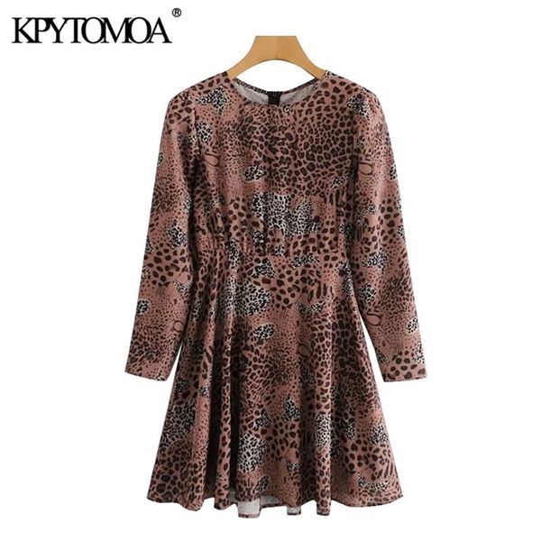 women chic fashion animal print mini dress long sleeve back zipper female dresses vestidos mujer 210420, White
women chic fashion animal print mini dress long sleeve back zipper female dresses vestidos mujer 210420, White