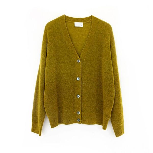women's knits & tees shuchan 2021 sutumn winter sweater women knitted cardigan 69% wool high street v-neck loose keep warm, White
women's knits & tees shuchan 2021 sutumn winter sweater women knitted cardigan 69% wool high street v-neck loose keep warm, White