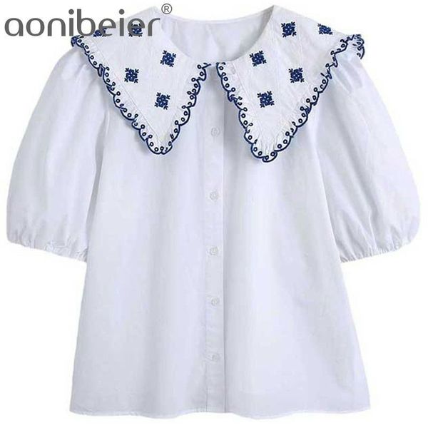 women's blouses & shirts aonibeier summer women embroidery sailor collar white shirt streetwear female puff sleeve casual ladies loose
women's blouses & shirts aonibeier summer women embroidery sailor collar white shirt streetwear female puff sleeve casual ladies loose