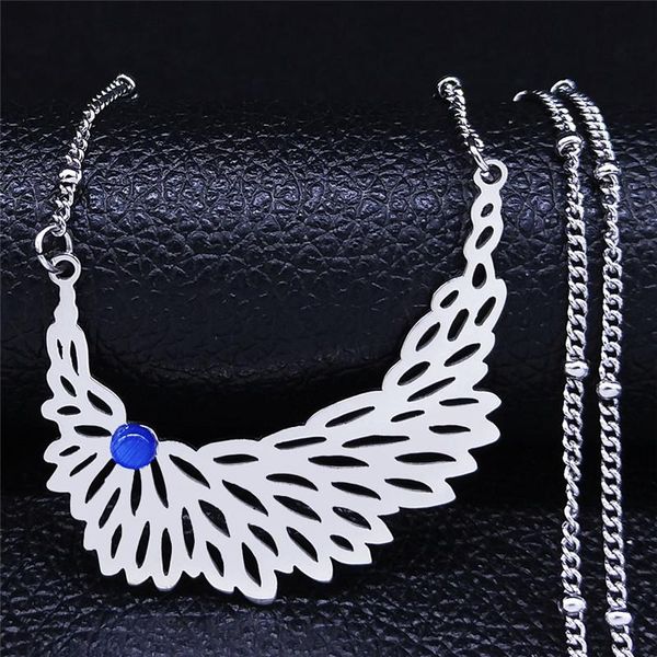 pendant necklaces 2021 fashion wing opal natural stone stainless steel charm silver color jewelry bijoux femme nxs04
pendant necklaces 2021 fashion wing opal natural stone stainless steel charm silver color jewelry bijoux femme nxs04