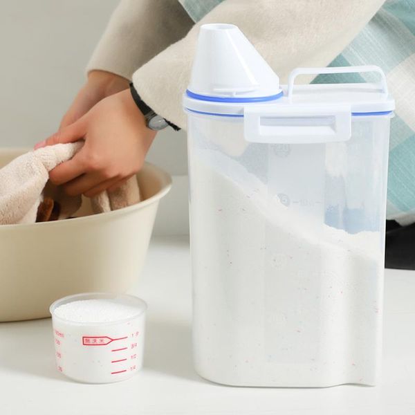 storage bottles & jars household washing powder box portable large plastic with measuring cup rice bottle laundry
storage bottles & jars household washing powder box portable large plastic with measuring cup rice bottle laundry