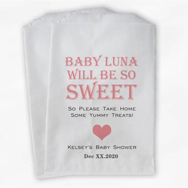 gift wrap custom baby is sweet candy buffet treat bags -first communion - personalized shower favor in antique pink
gift wrap custom baby is sweet candy buffet treat bags -first communion - personalized shower favor in antique pink