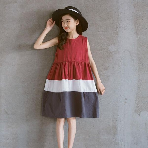 yourseason 6 to 16 years 2021 kids girls cotton dress summer children clothes baby toddler sundress patchwork girl's dresses, Red;yellow
yourseason 6 to 16 years 2021 kids girls cotton dress summer children clothes baby toddler sundress patchwork girl's dresses, Red;yellow