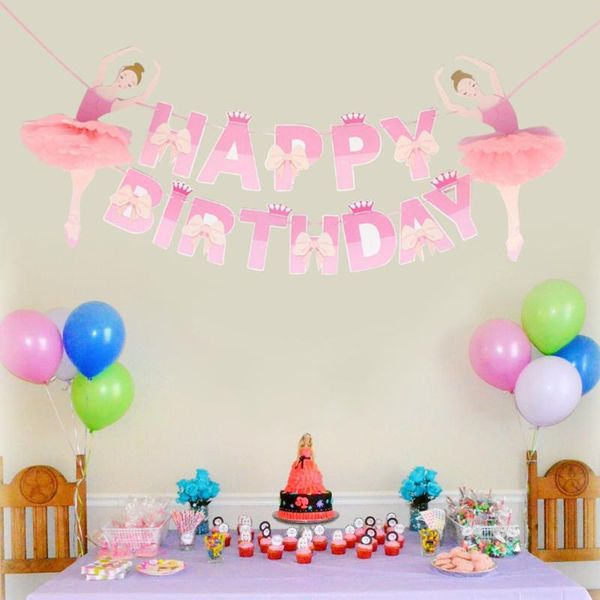 party decoration ballerina ballet girl bunting banner with bowknot and crown decor garland for birthday k
party decoration ballerina ballet girl bunting banner with bowknot and crown decor garland for birthday k