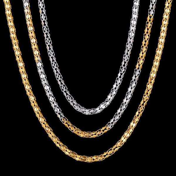 chains hiphop stainless steel popcorn chain 2mm men necklace streetwear link women fashion accessories, Silver
chains hiphop stainless steel popcorn chain 2mm men necklace streetwear link women fashion accessories, Silver