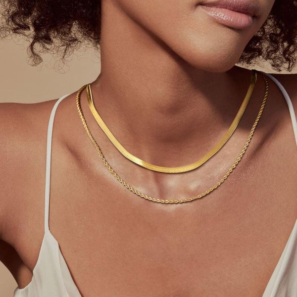 chains 2pieces chain necklace for women, layered snake choker link , stainless steel twist rope necklace, set jewelry, Silver
chains 2pieces chain necklace for women, layered snake choker link , stainless steel twist rope necklace, set jewelry, Silver