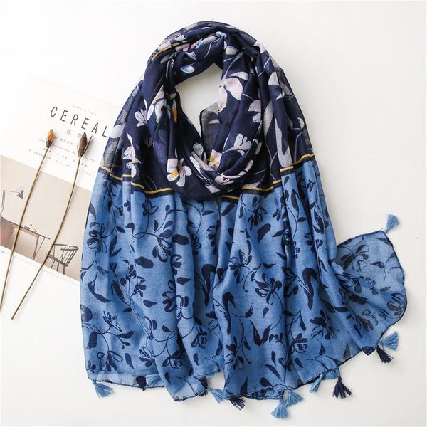 scarves 2021 spring and summer dark blue light hit color flowers fringed cotton linen shawl ladies thin fashion silk scarf, Blue;gray
scarves 2021 spring and summer dark blue light hit color flowers fringed cotton linen shawl ladies thin fashion silk scarf, Blue;gray