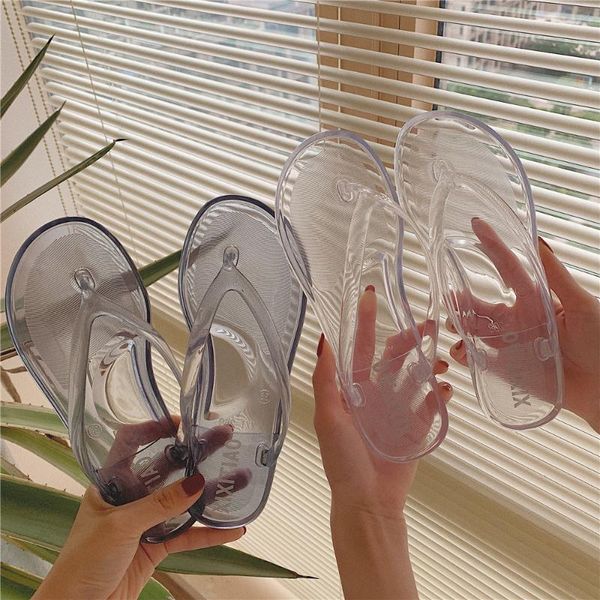 slippers 2021 transparent flip-flops korean style jelly shoes slides for women and men beach, Black
slippers 2021 transparent flip-flops korean style jelly shoes slides for women and men beach, Black