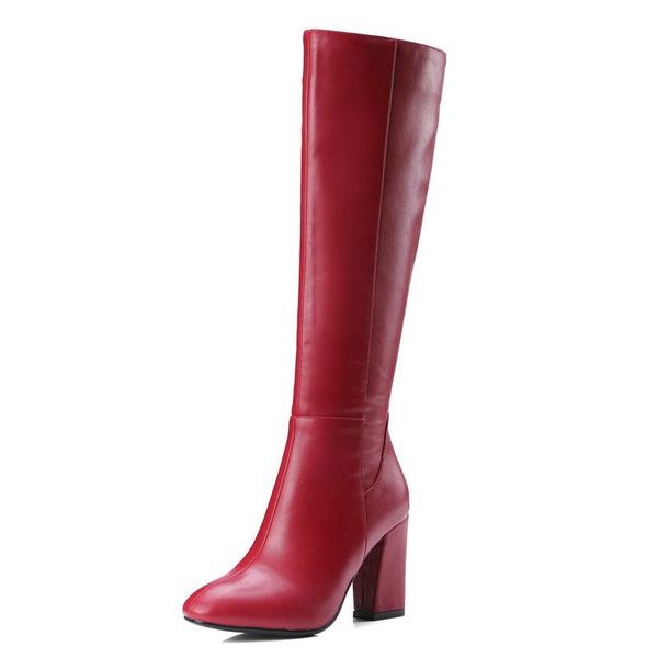 boots fashion square toe zipper women knee high heel long 2021 winter autumn big size 43, Black
boots fashion square toe zipper women knee high heel long 2021 winter autumn big size 43, Black