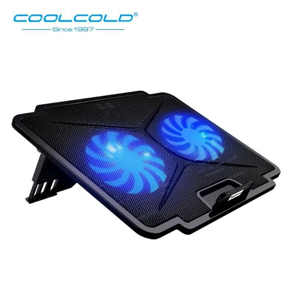 lapcooling pads coolcold 2 usb pad five adjustable angles cooler fan stand with led light for 12-17'' notebook
lapcooling pads coolcold 2 usb pad five adjustable angles cooler fan stand with led light for 12-17'' notebook