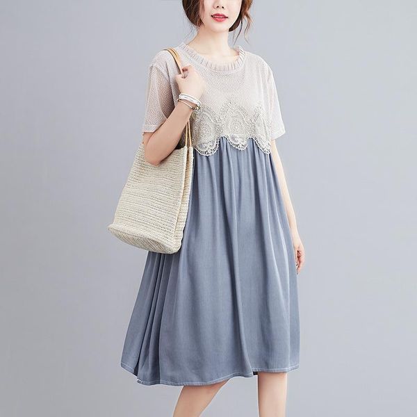 arrive summer maternity dress woman lace patchwork large size dresses pregnant clothing md-02904, White
arrive summer maternity dress woman lace patchwork large size dresses pregnant clothing md-02904, White