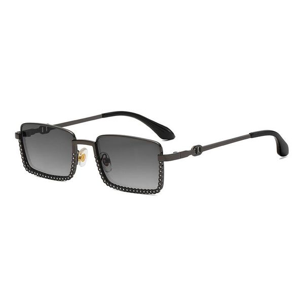 sunglasses 2021 small square for women travling eyewear trendy gradient lens metal frame men's uv400, White;black
sunglasses 2021 small square for women travling eyewear trendy gradient lens metal frame men's uv400, White;black