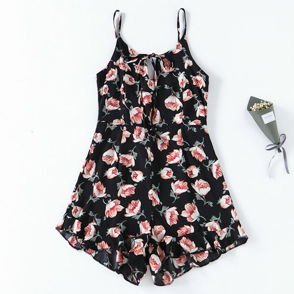women's jumpsuits & rompers summer ladies holiday beach strap printed floral cami broad leg pants playsuits women loose leisure be, Black;white
women's jumpsuits & rompers summer ladies holiday beach strap printed floral cami broad leg pants playsuits women loose leisure be, Black;white