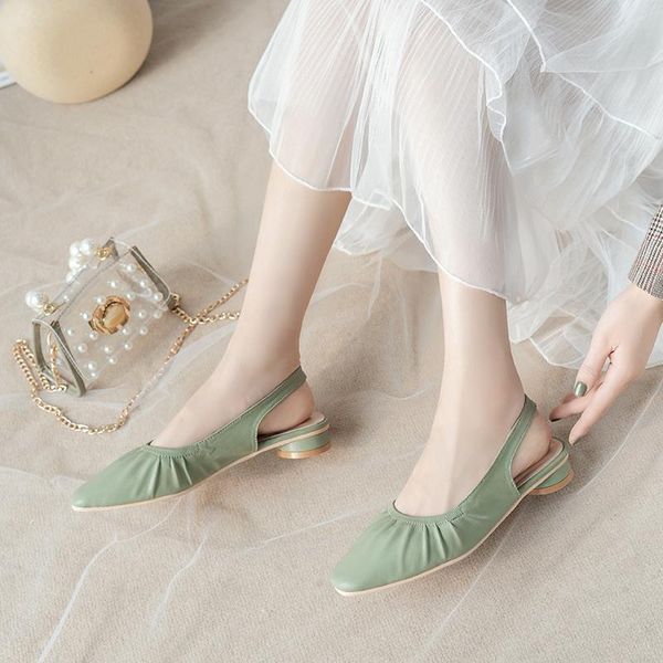 dress shoes slingback sandals women low heel lady square toe heels summer closed pleat shallow pumps 2021, Black
dress shoes slingback sandals women low heel lady square toe heels summer closed pleat shallow pumps 2021, Black