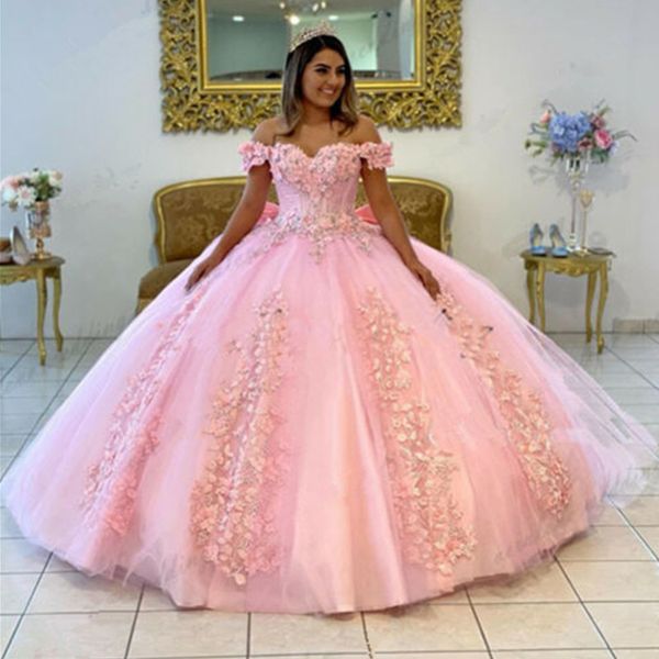 pink quinceanera dresses ball gown off shoulder 3d rose flowers puffy sweet 16, Blue;red
pink quinceanera dresses ball gown off shoulder 3d rose flowers puffy sweet 16, Blue;red