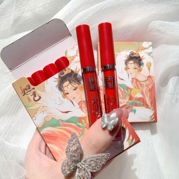 lip gloss 5 pcs/set matte velvet liquid lipstick creative cigarette tube set long lasting chinese style makeup tslm1
lip gloss 5 pcs/set matte velvet liquid lipstick creative cigarette tube set long lasting chinese style makeup tslm1