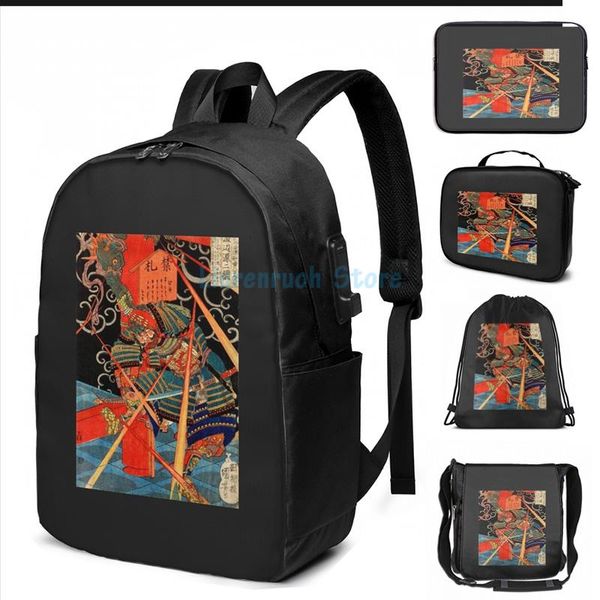 graphic print utagawa kuniyoshi japanese samurai fighting monster usb charge backpack men school bags women travel lapbag
graphic print utagawa kuniyoshi japanese samurai fighting monster usb charge backpack men school bags women travel lapbag